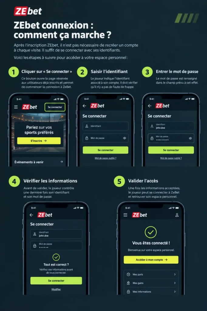 ZEbet connexion